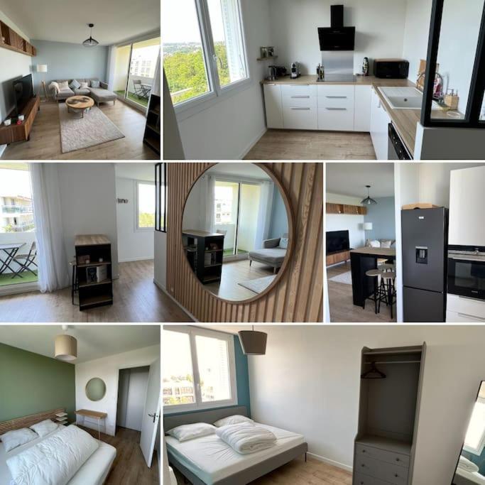 Apartamento Le Calme - Design - Vue Panoramique Sur La Saone Caluire-et-Cuire Exterior foto